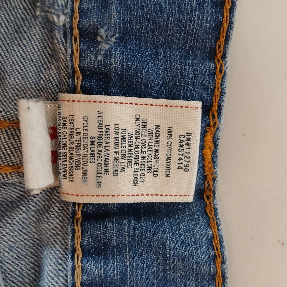 True Religion World Tour Jeans Men's 32 Blue Made in USA Denim Straight